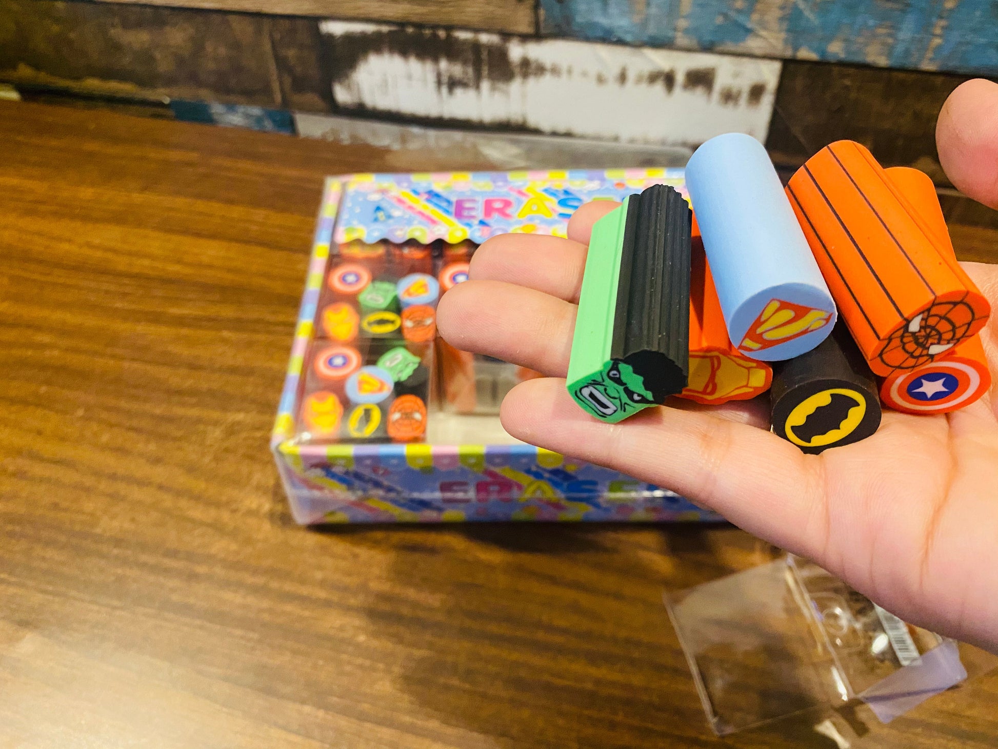 Superheroes Eraser