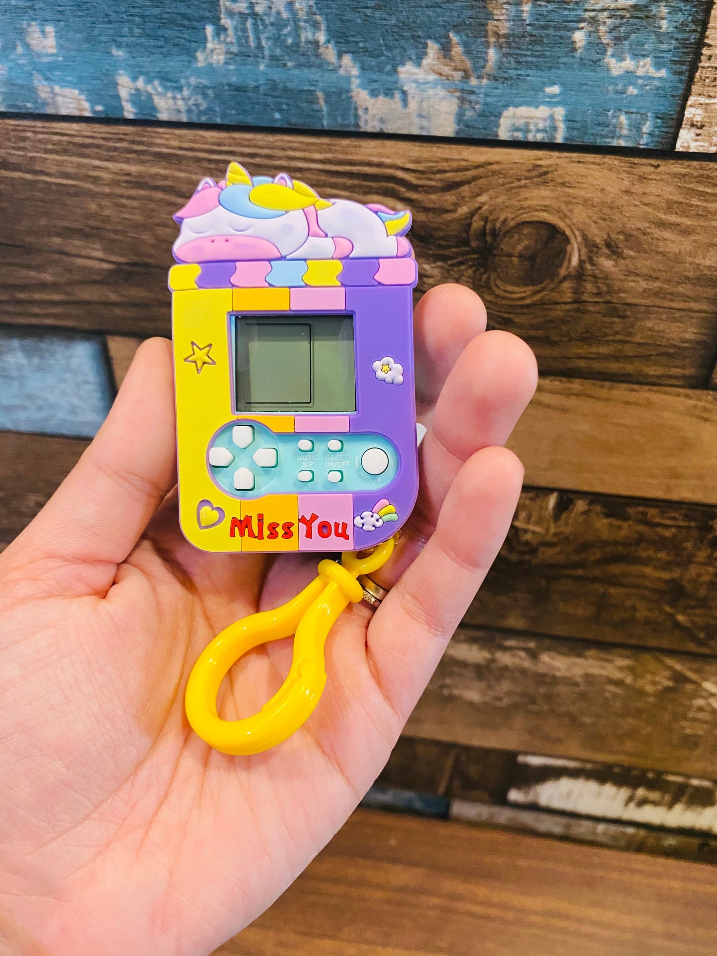 Tetris Game Keychain
