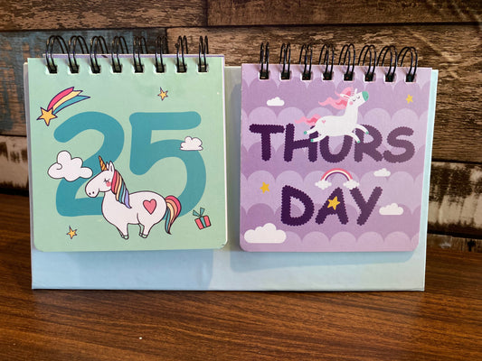 Unicorn Desk Calendar