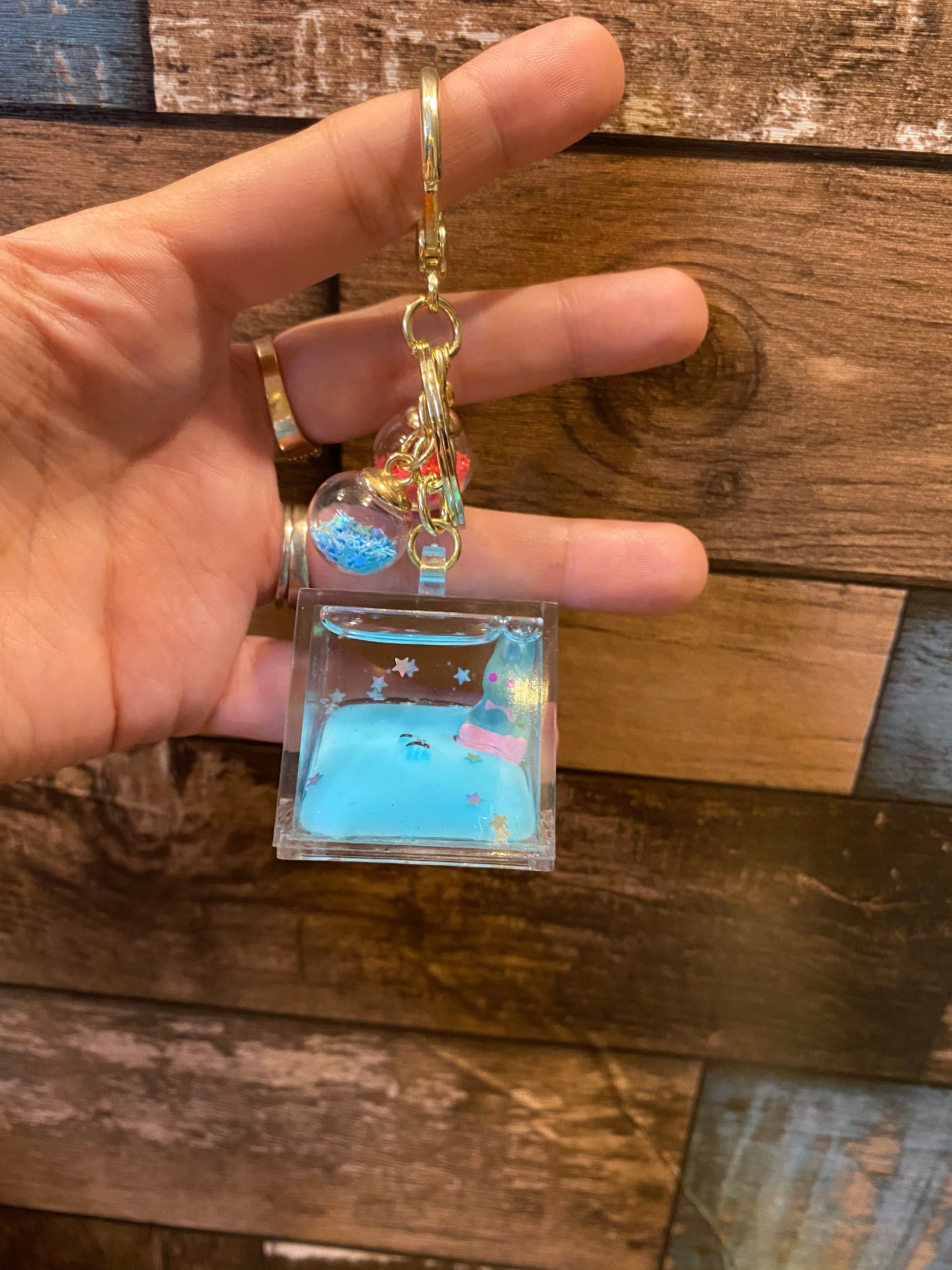 Unicorn Floating Keychain
