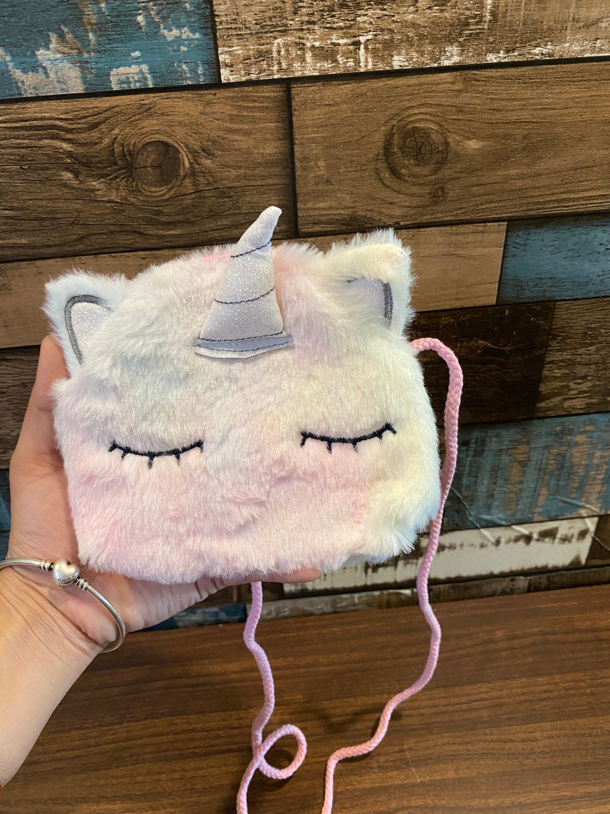 Unicorn Fur Sling Bag
