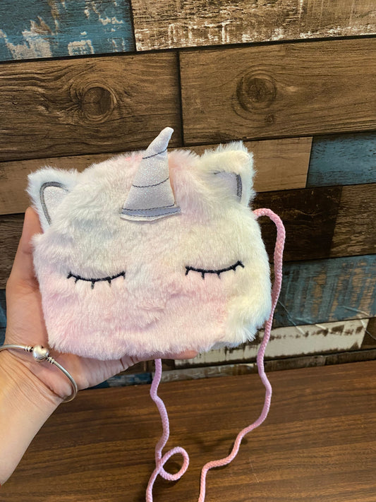 Unicorn Fur Sling Bag