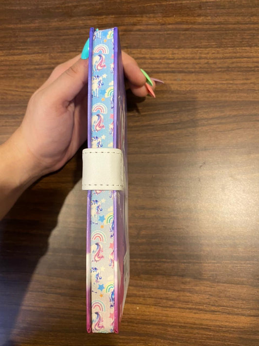 Unicorn Magnetic Clip Diary