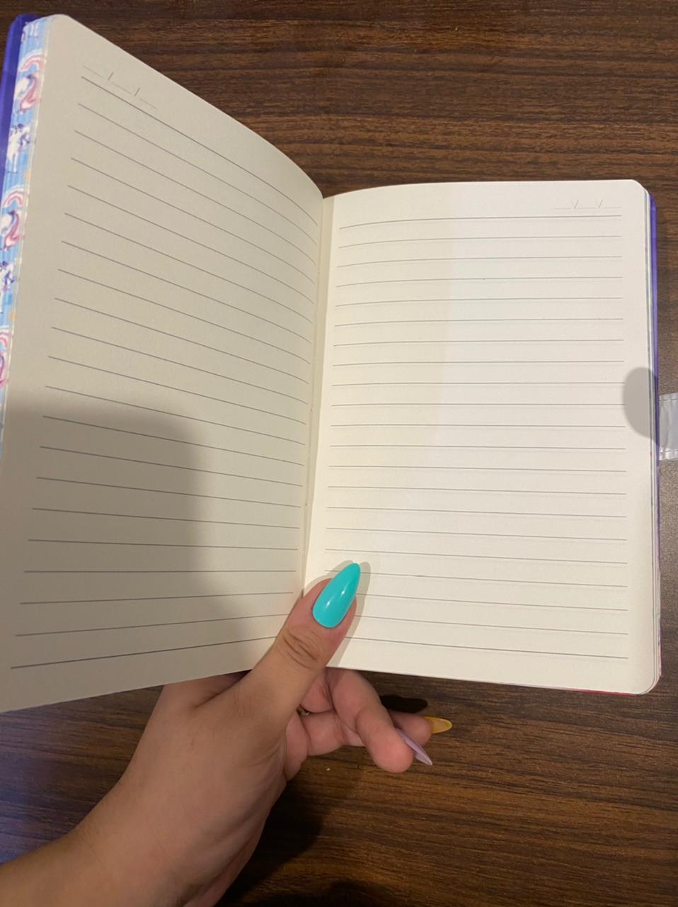 Unicorn Magnetic Clip Diary