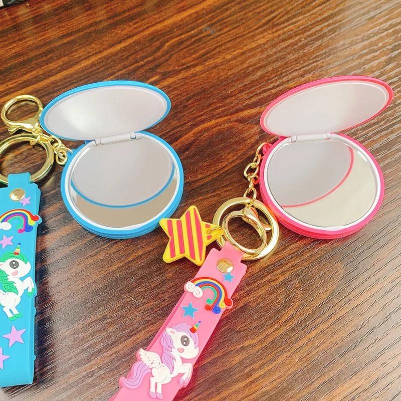 Unicorn Mirror Keychain