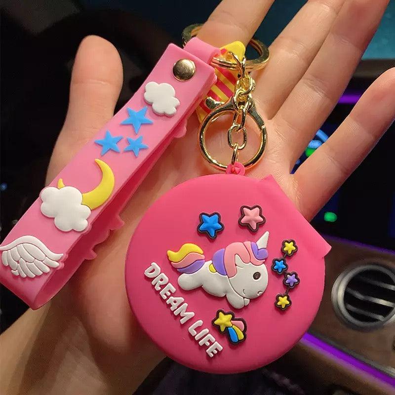 Unicorn Mirror Keychain