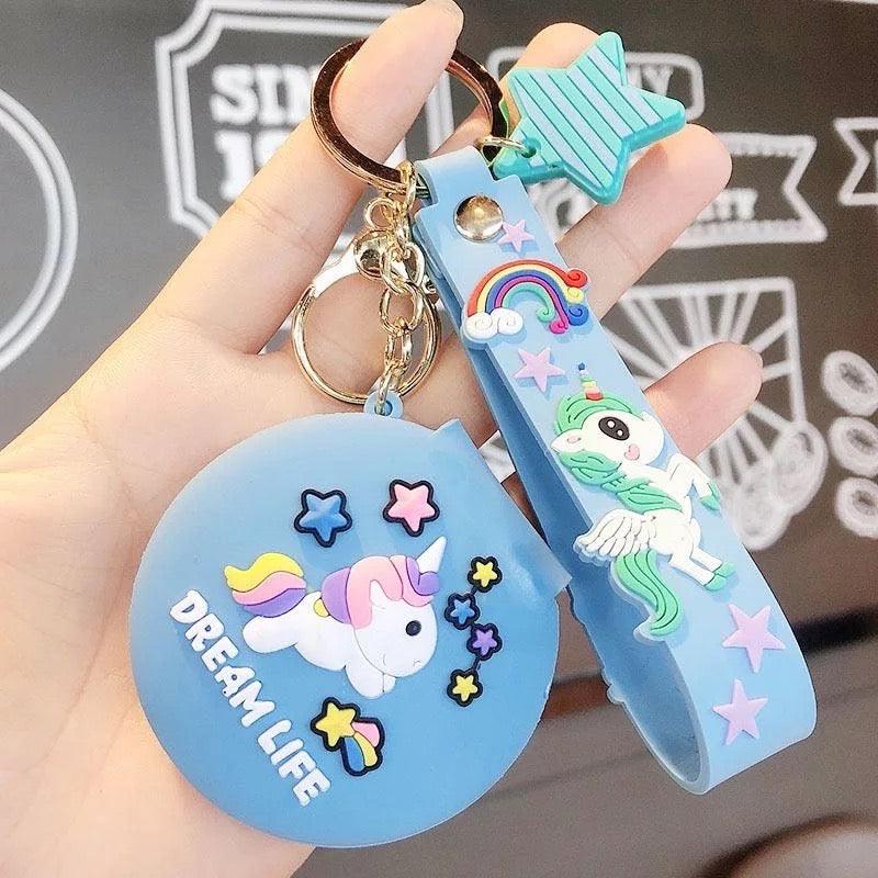 Unicorn Mirror Keychain