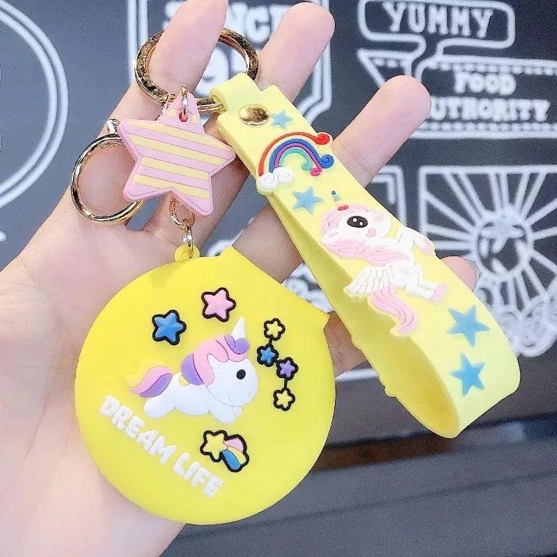Unicorn Mirror Keychain