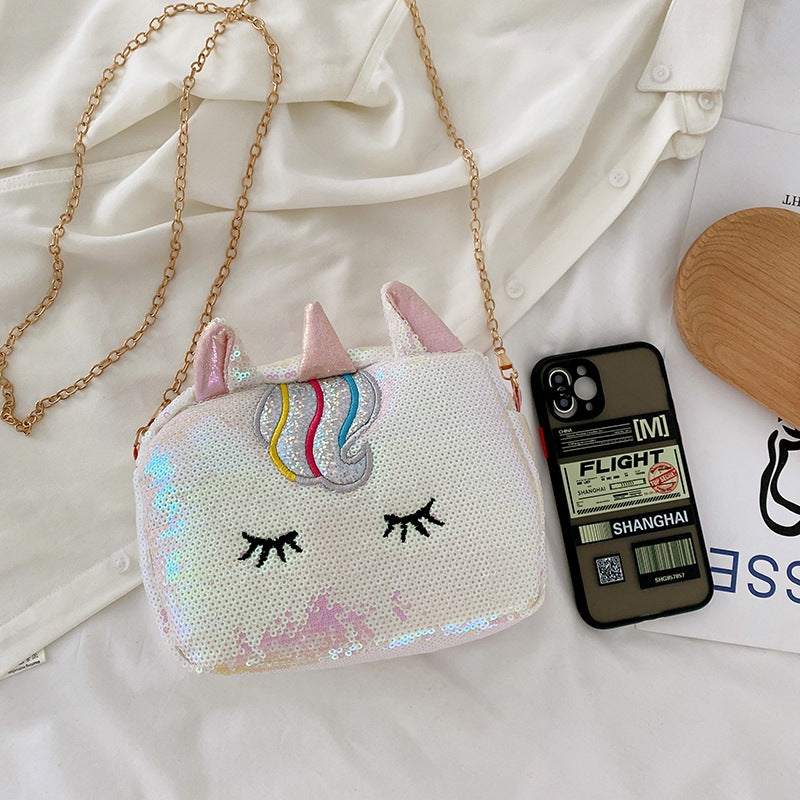 Unicorn Sequin Sling Bag