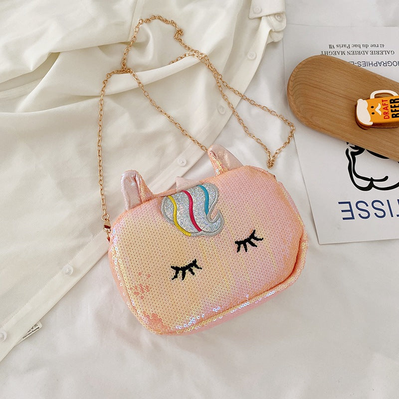 Unicorn Sequin Sling Bag