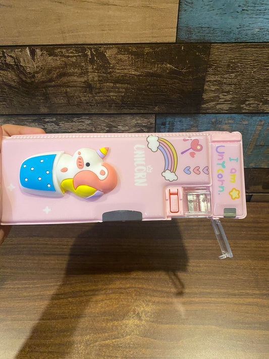 Unicorn Squishy Toy Pencil Box