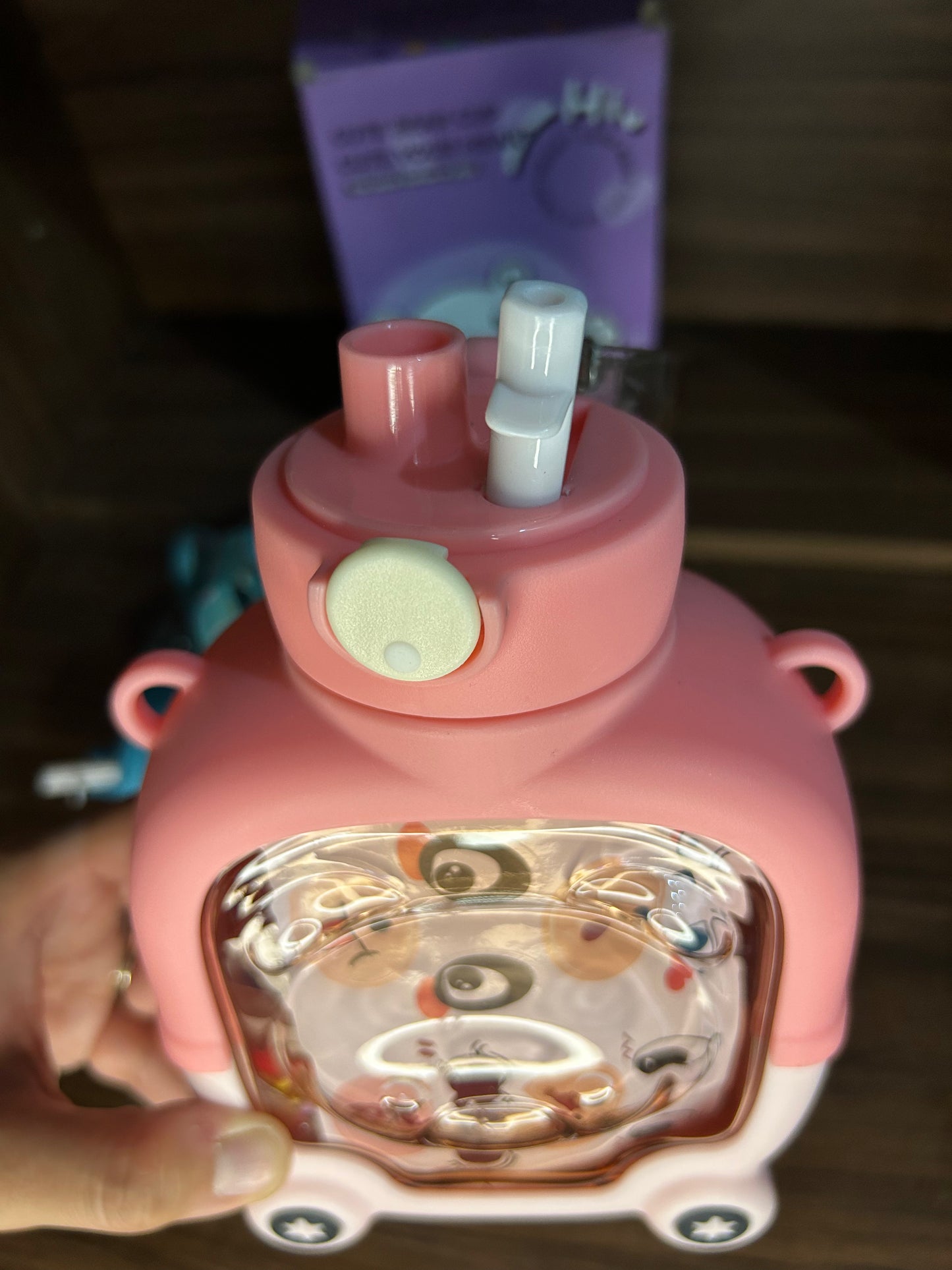 Cute Bear Bottle And Sipper