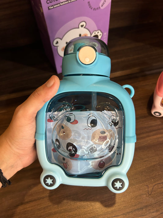 Cute Bear Bottle And Sipper