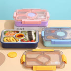 100% Leakproof and Spillproof Tiffin Box 4 Compartment - 950ml+80ml