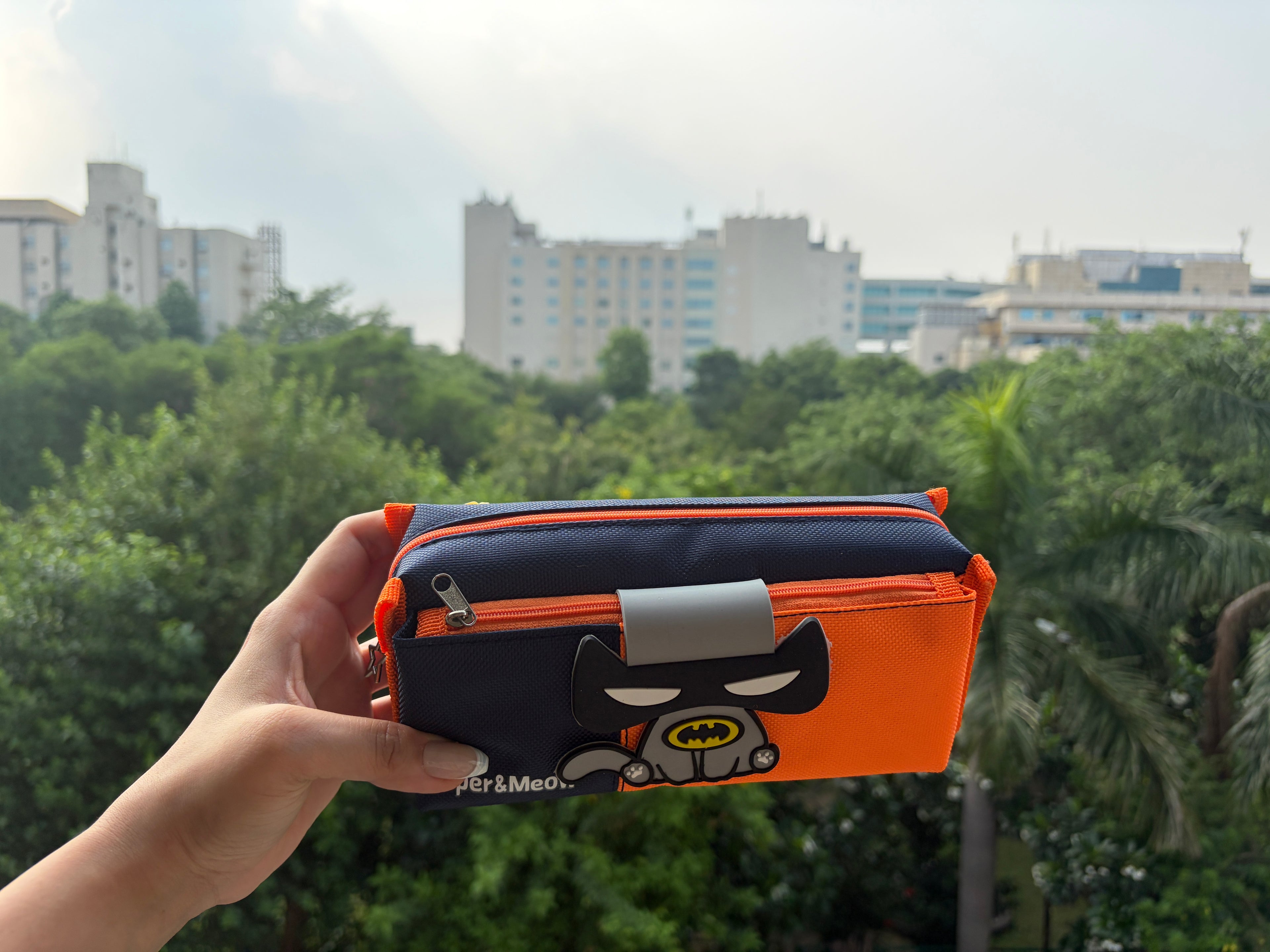 Super Hero Cat Pencil Pouch