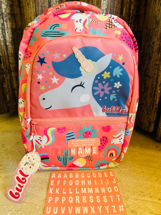 Unicorn Pink School Bag