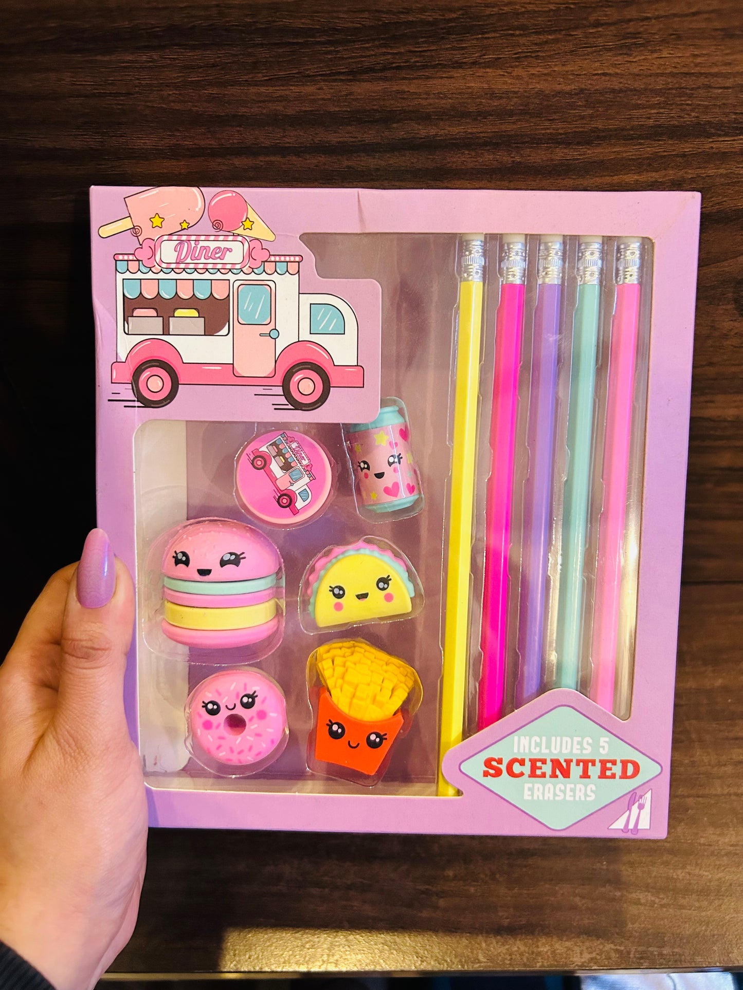 Pencils And Erasers Set