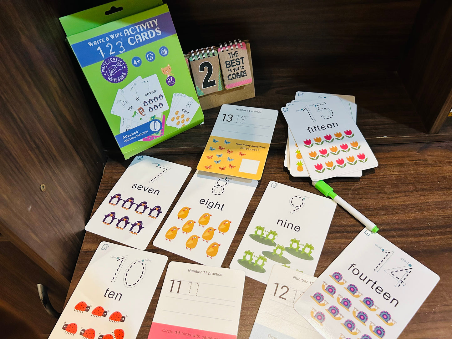 Write and Wipe Activity Cards