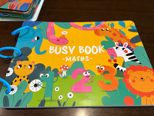 Reusable Velcro Busy Book- Maths