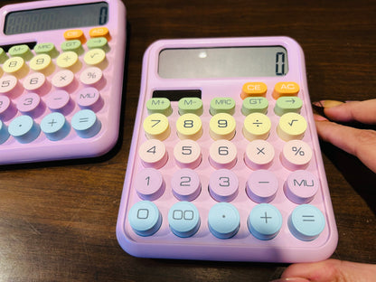 Solar Multicolour Calculator