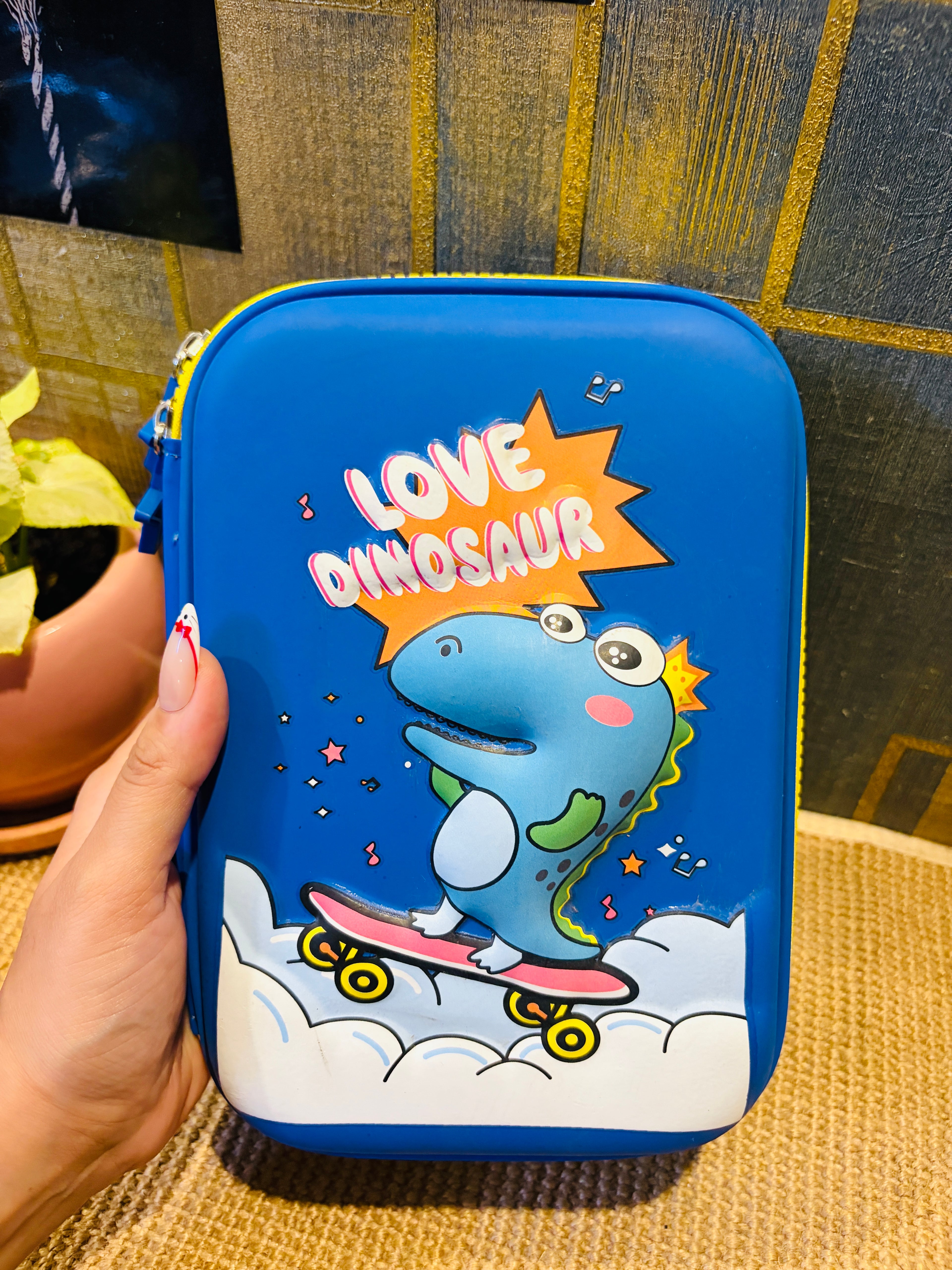 3D Cartoon Hard Shell Pencil Case- Large Capacity
