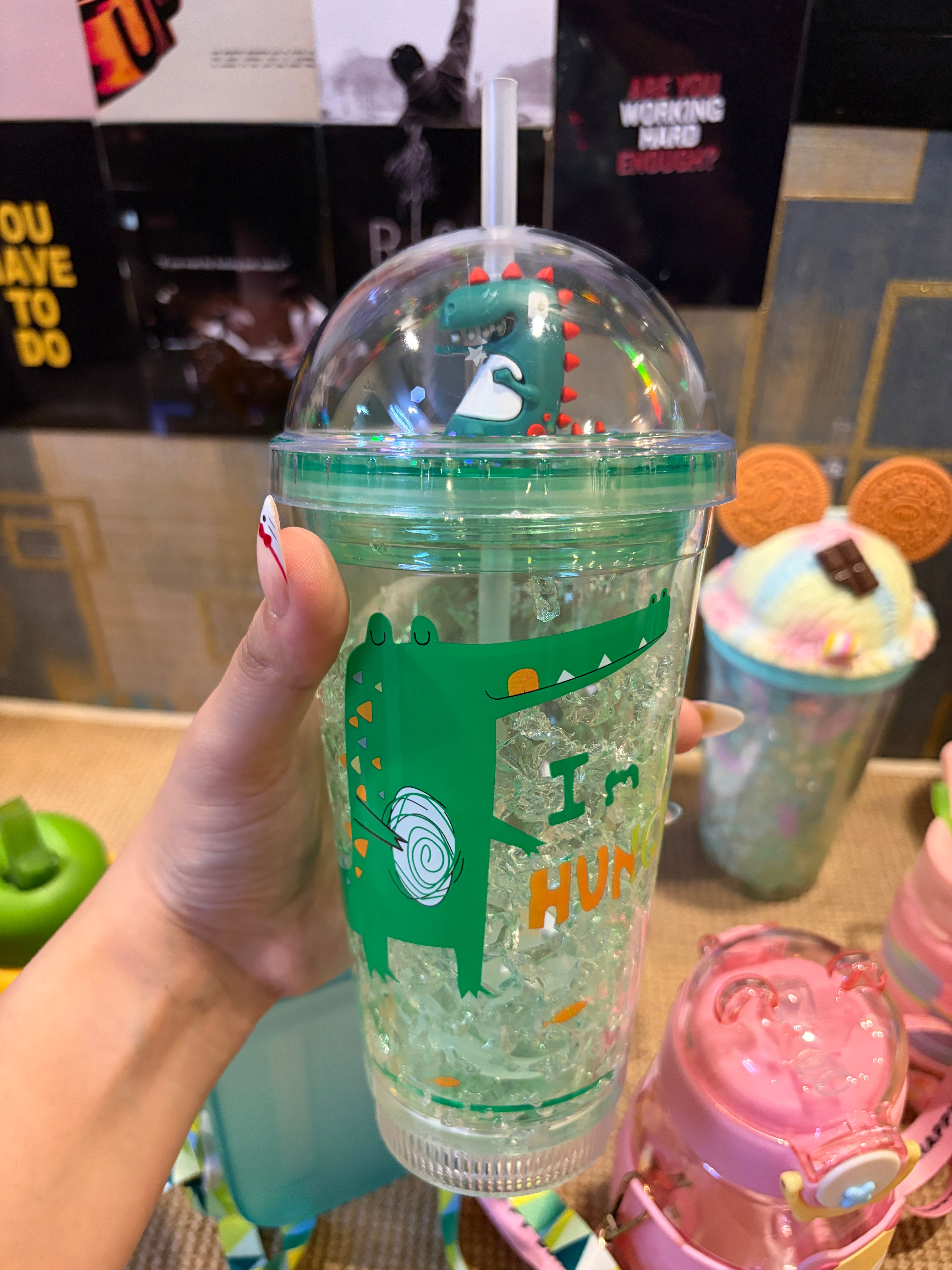 Double Walled Glitter Ice Tumblers - 500ml