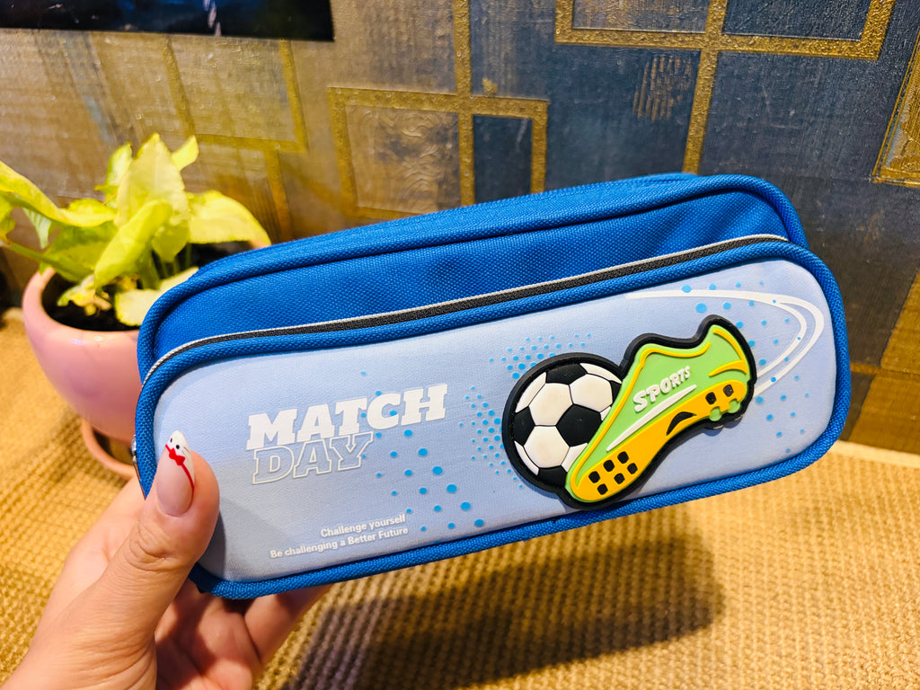 Match Day Sports Pencil Case With Lock