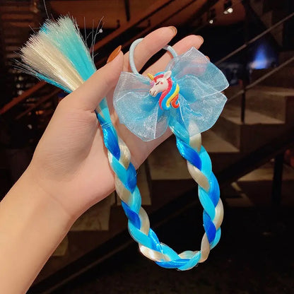 Girls Hair Braids Bow Tied Accessories