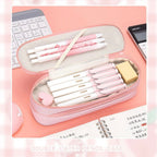 Pastel Double Layer Pencil Pouch