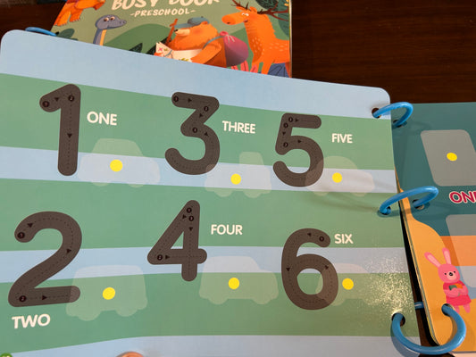 Reusable Velcro Busy Book- Maths