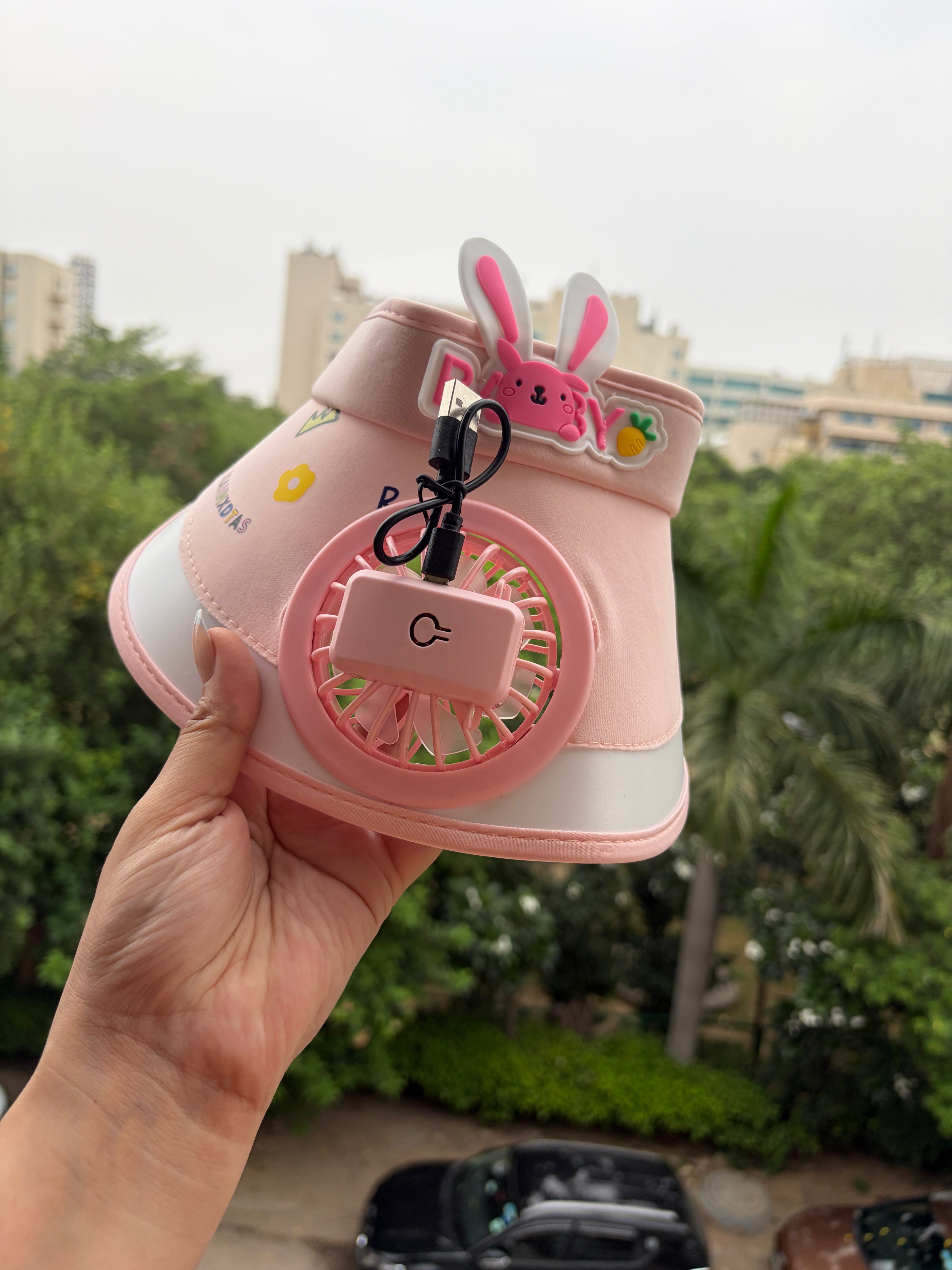 Battery Fan Cap