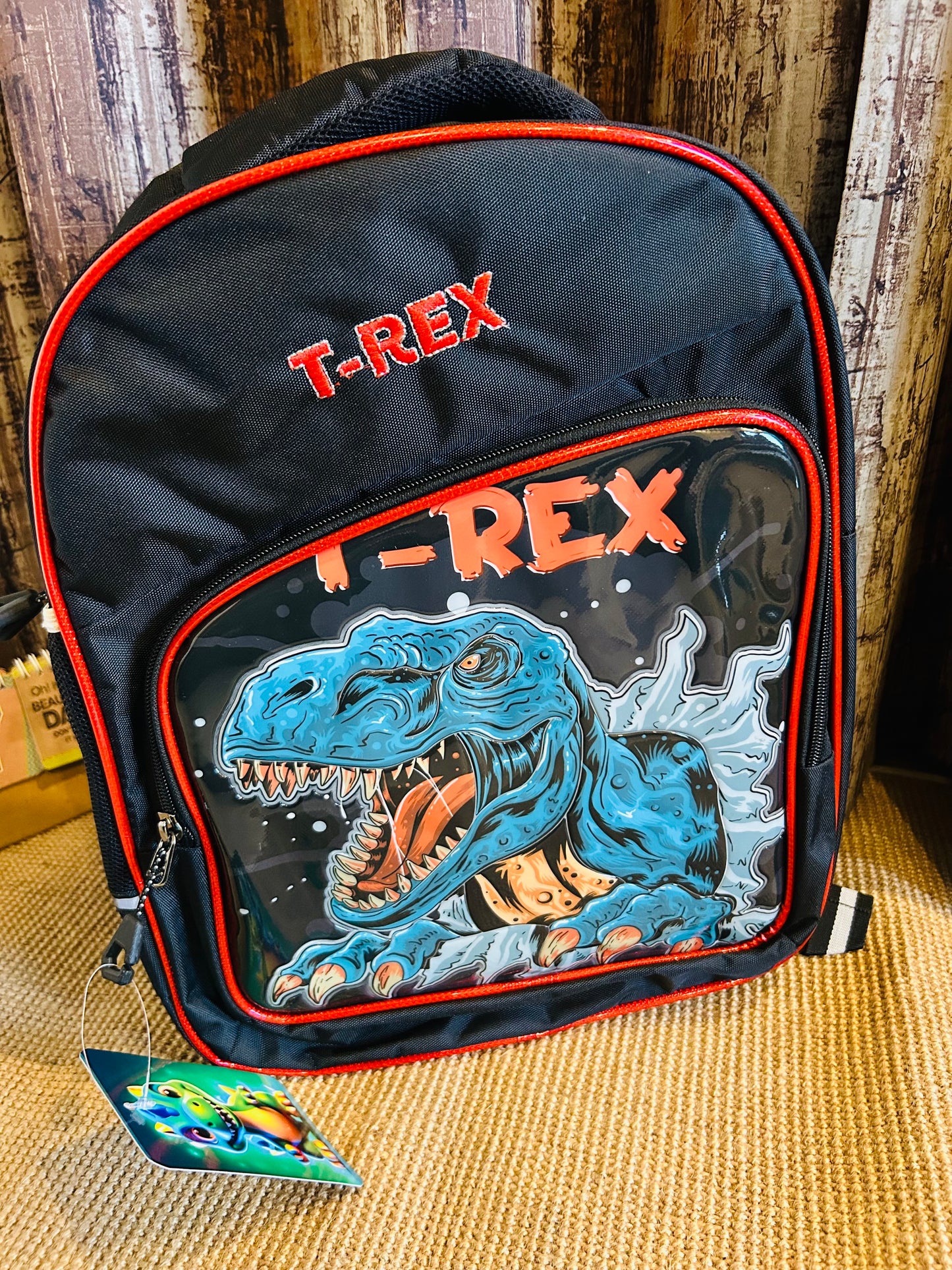 Trex Dinosaur School Bag - 15 Inch