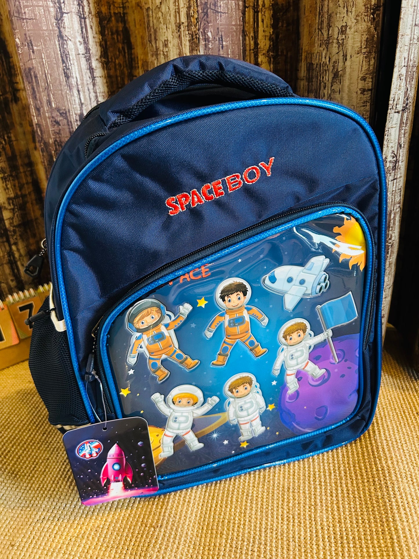 Space Boy School Bag - 15 Inch