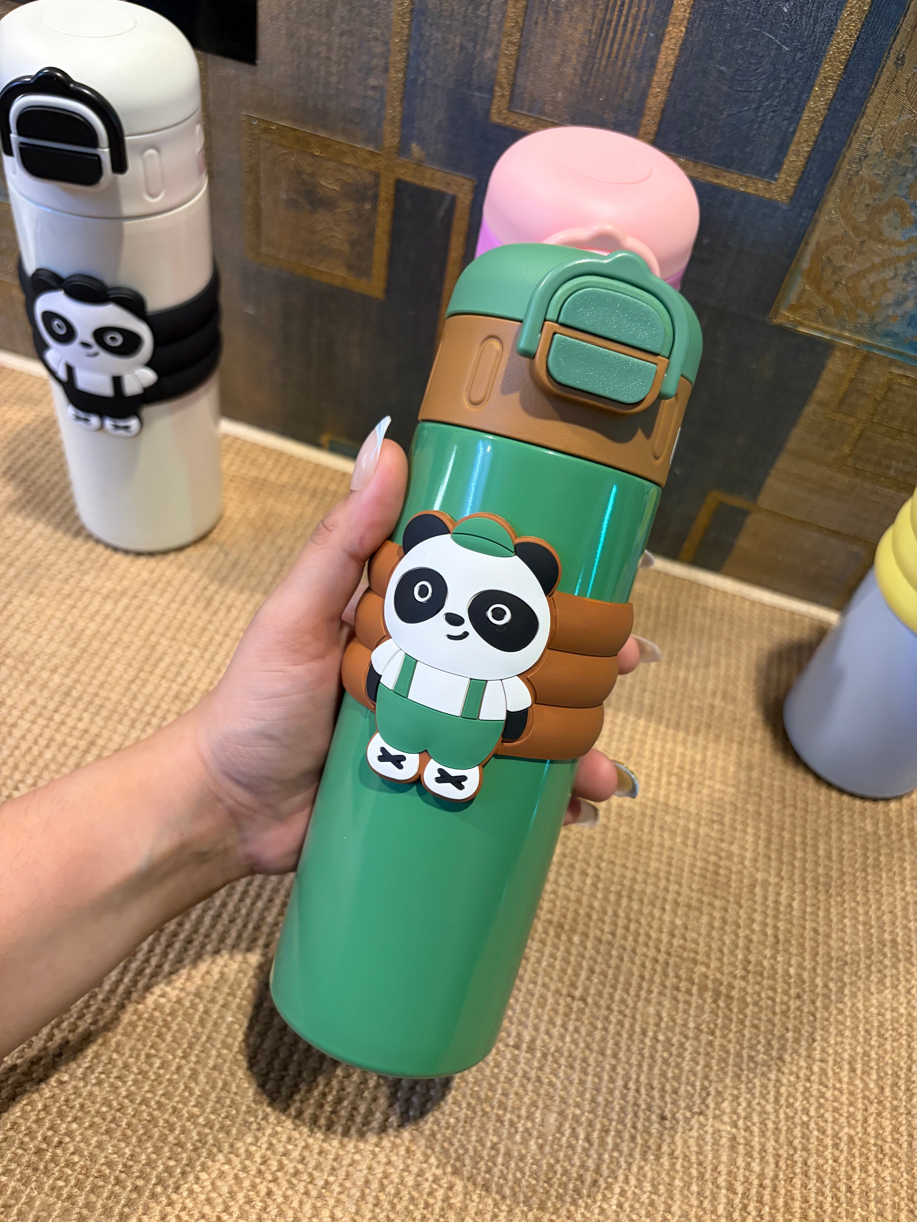 Panda Insulated Bottle And Sipper