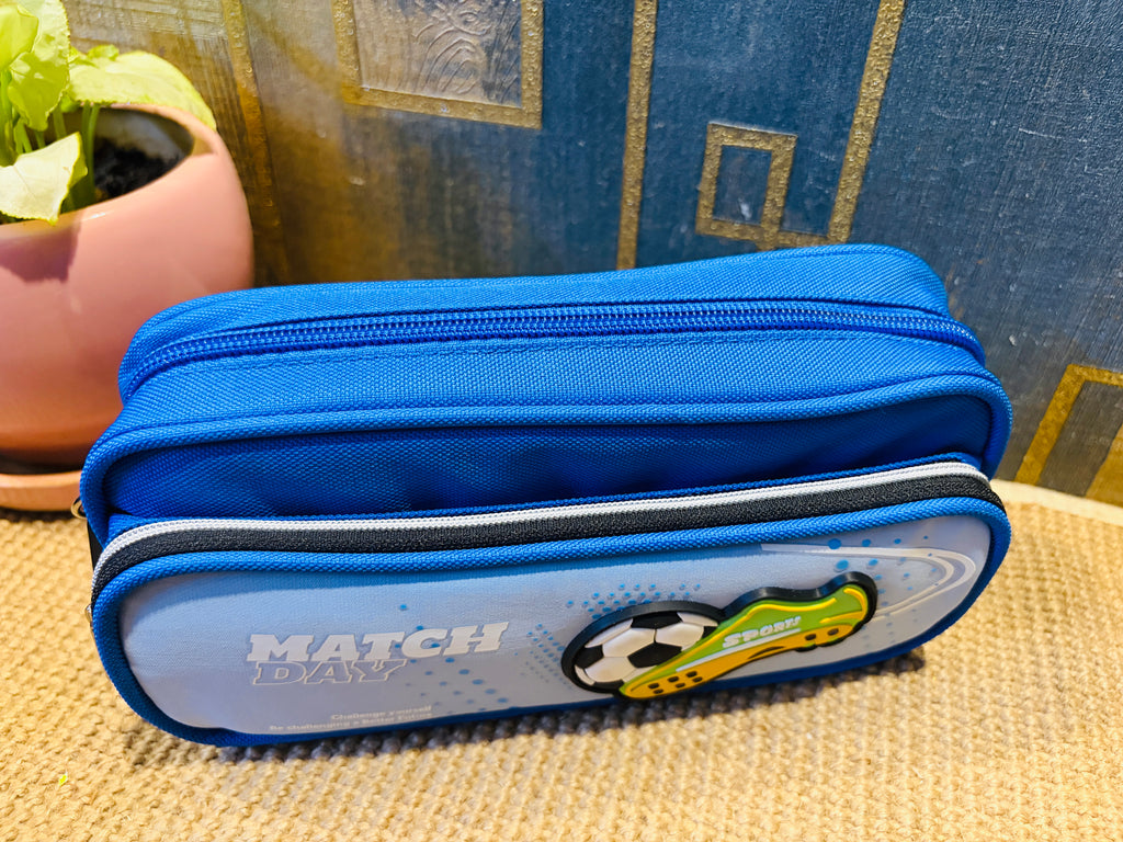 Match Day Sports Pencil Case With Lock