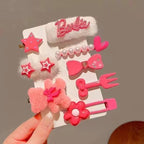 Barbie HairClips- Set of 8 clips