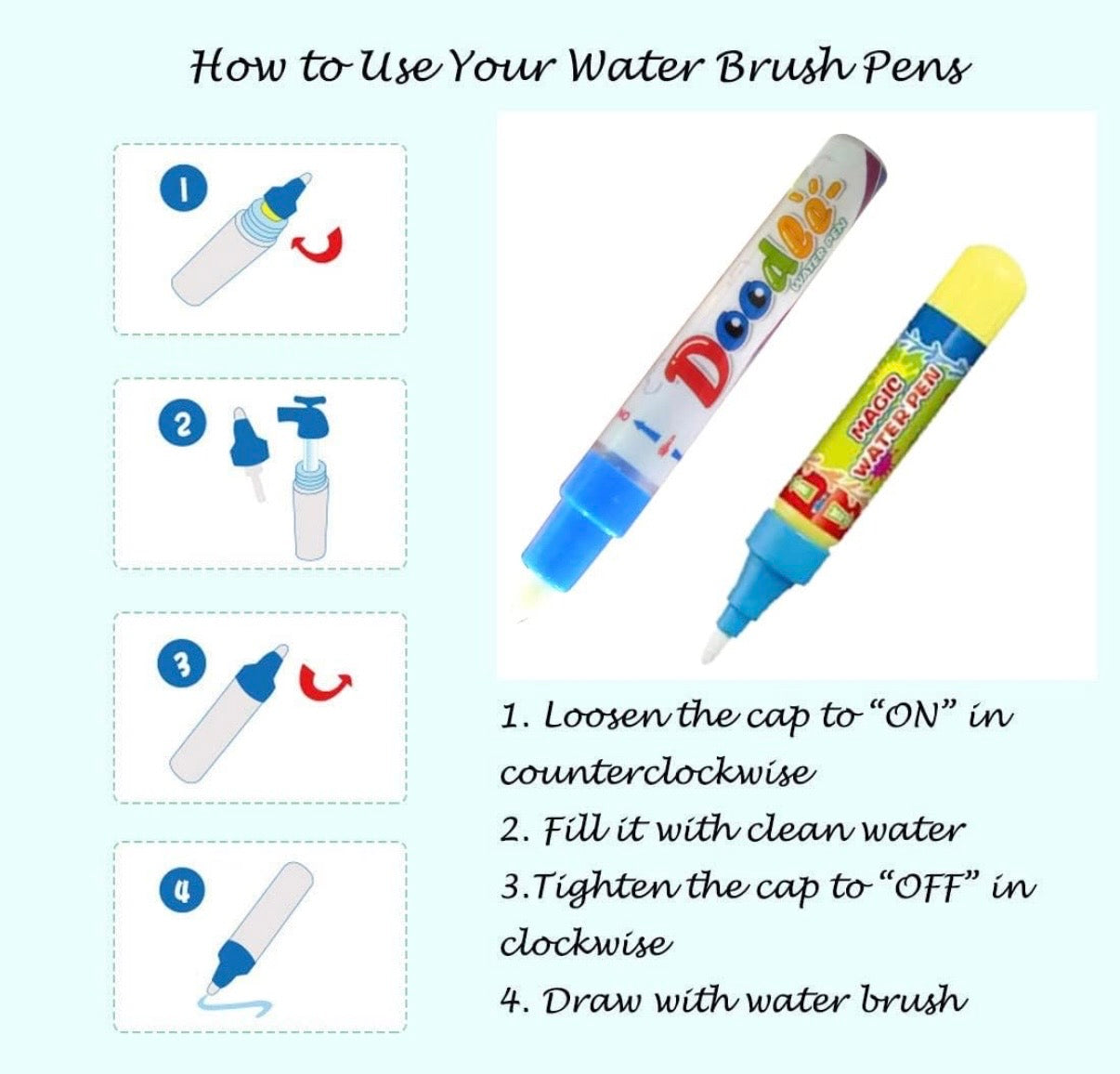 Mess Free Water Colour Mat