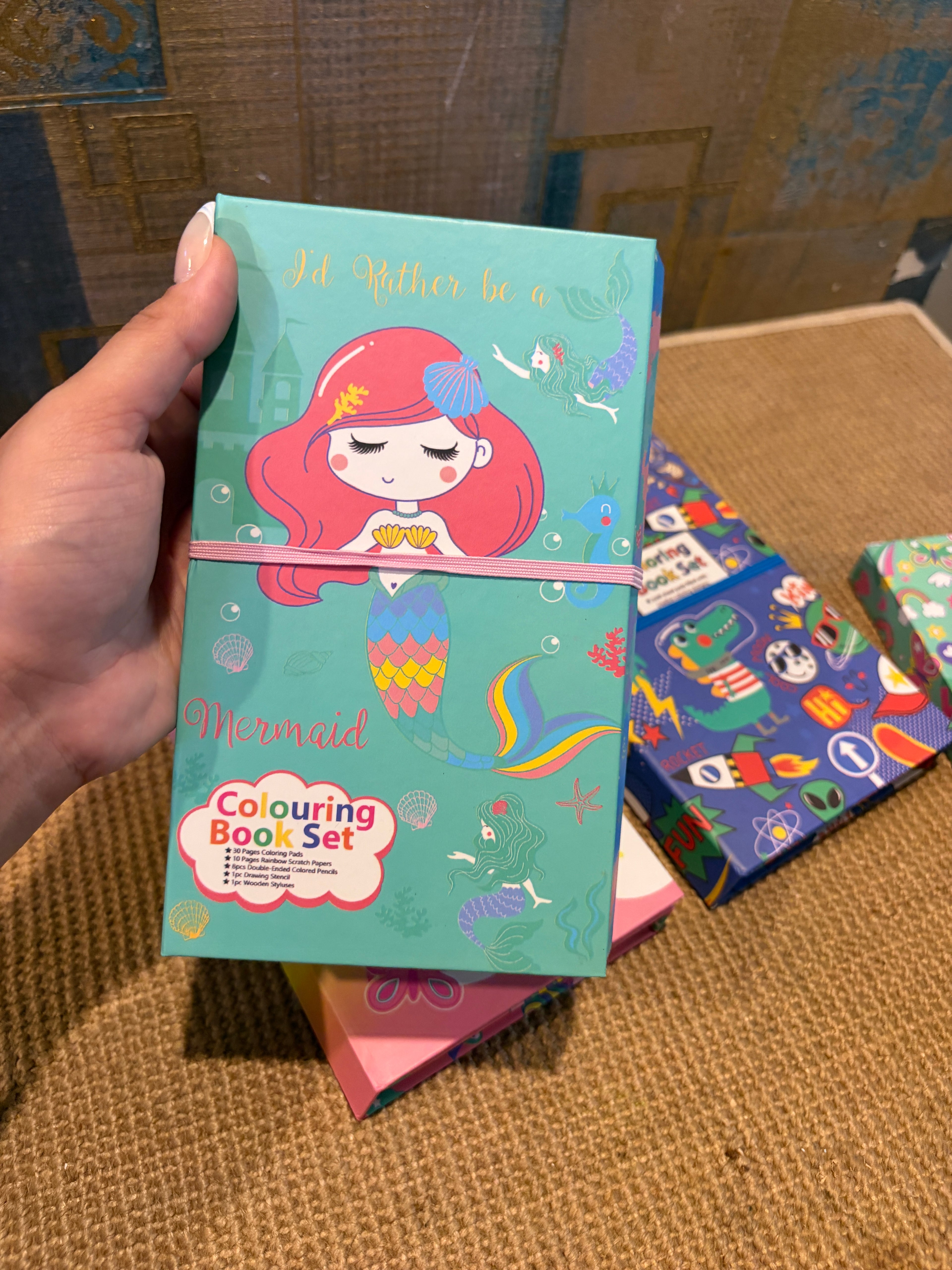 Colouring Book And Scratch Pad