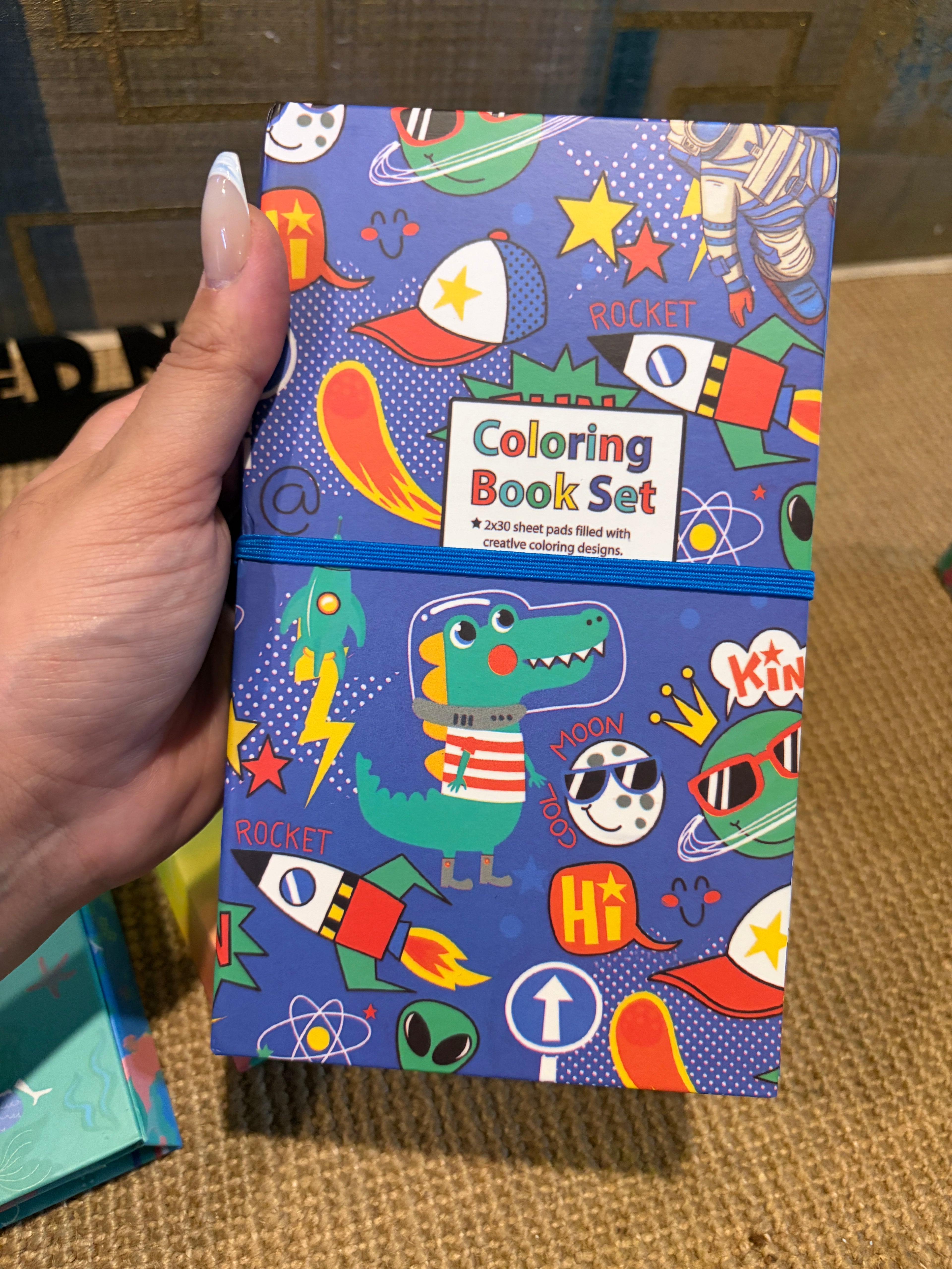 Colouring Book And Scratch Pad