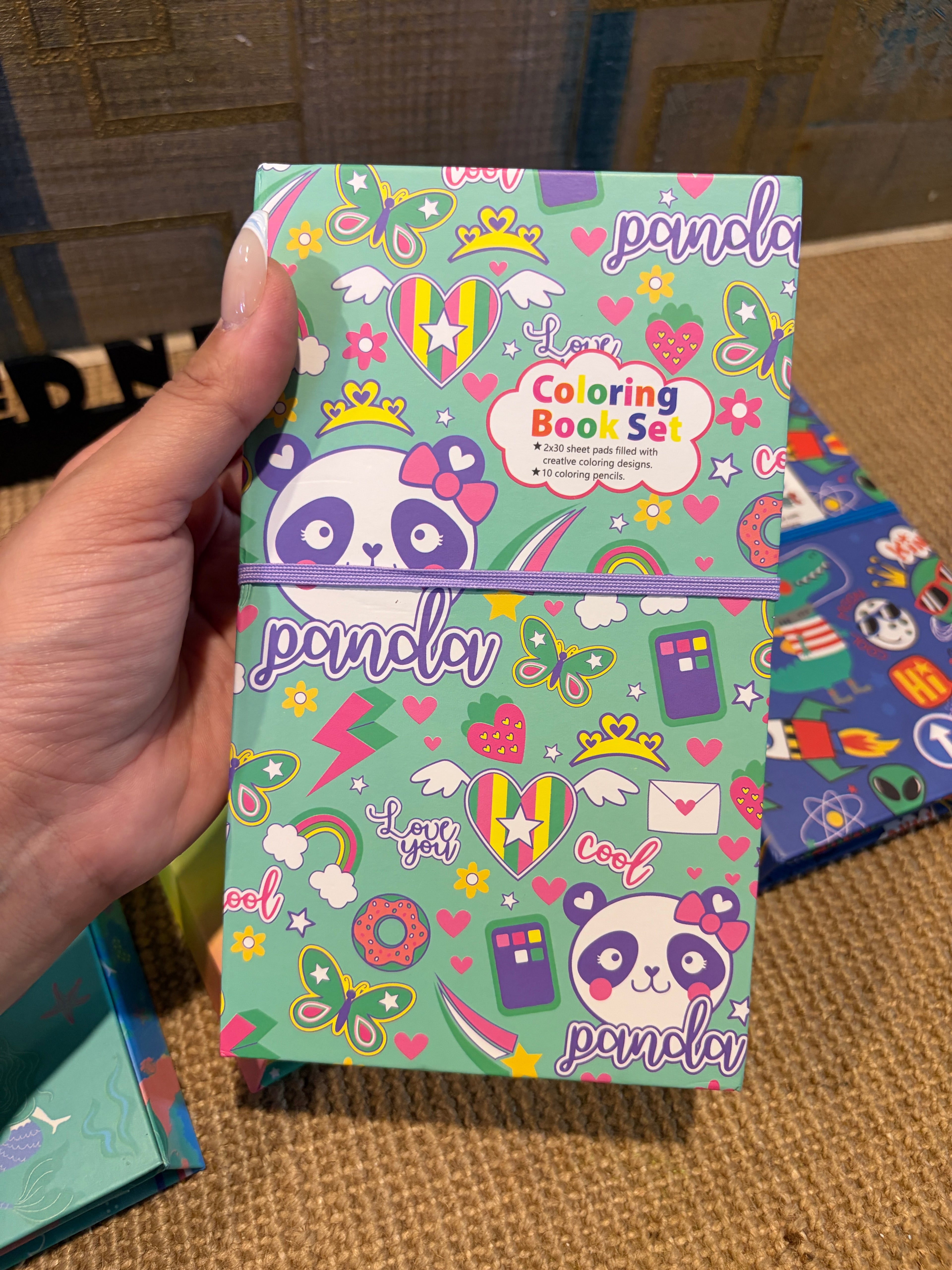Colouring Book And Scratch Pad