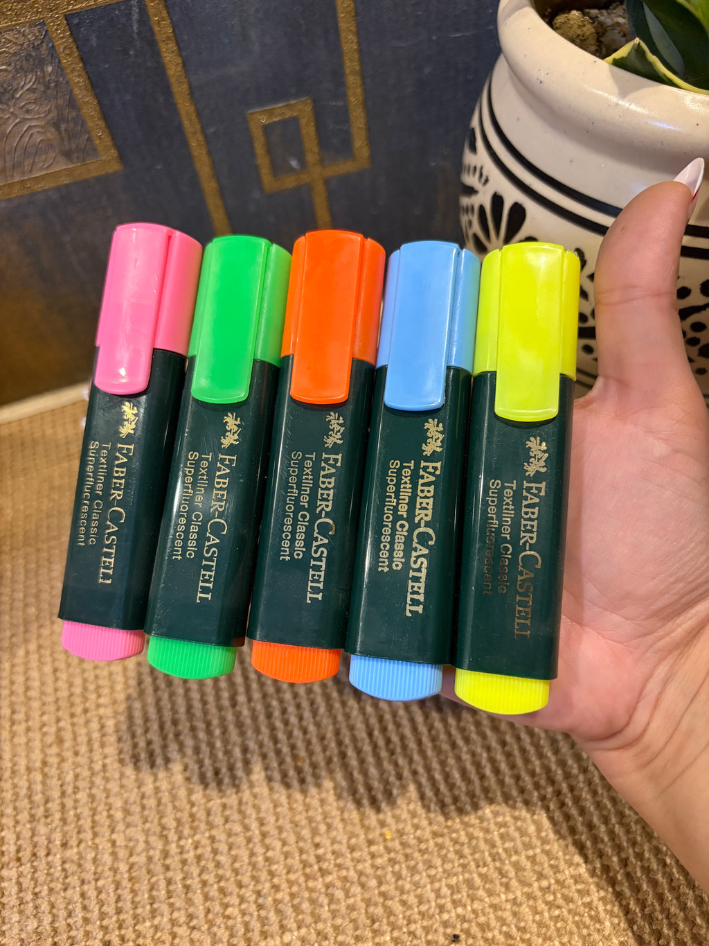 Faber Castell Highlighters- Pack of 5