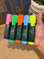 Faber Castell Highlighters- Pack of 5