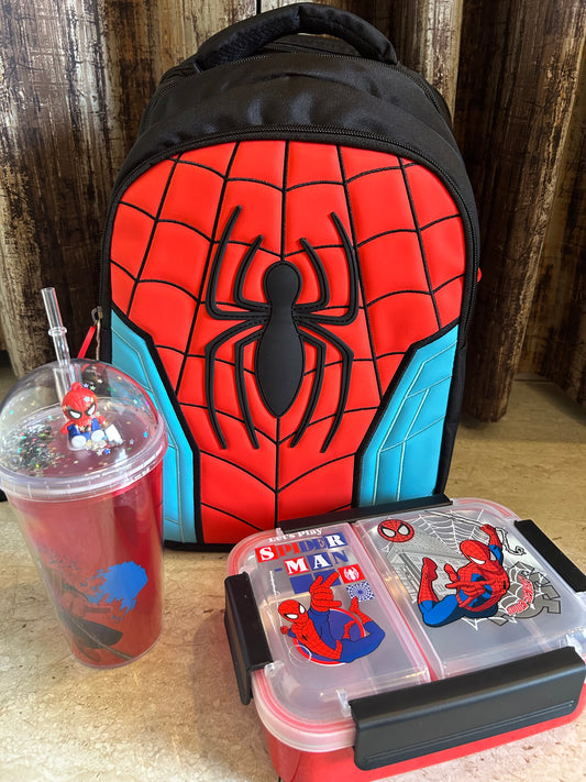 Spiderman School Bag Combo