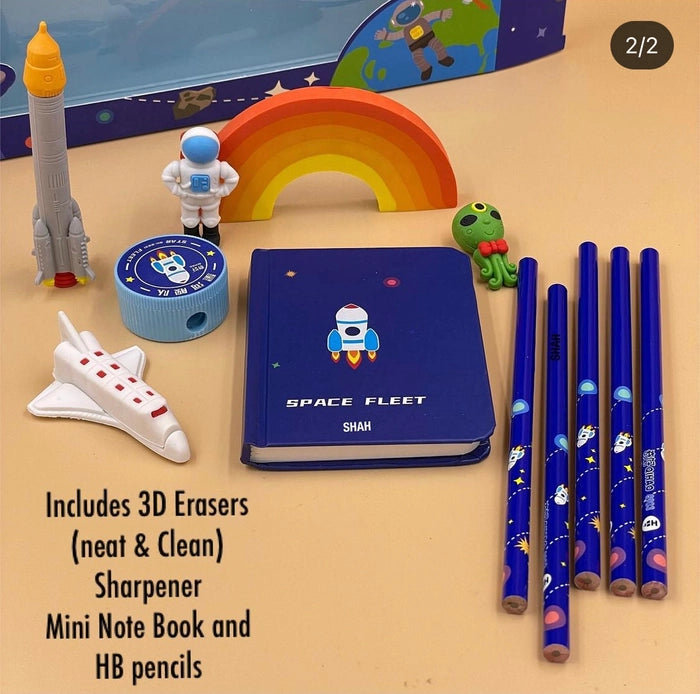 Space Exploration Kids Stationery Gift Set