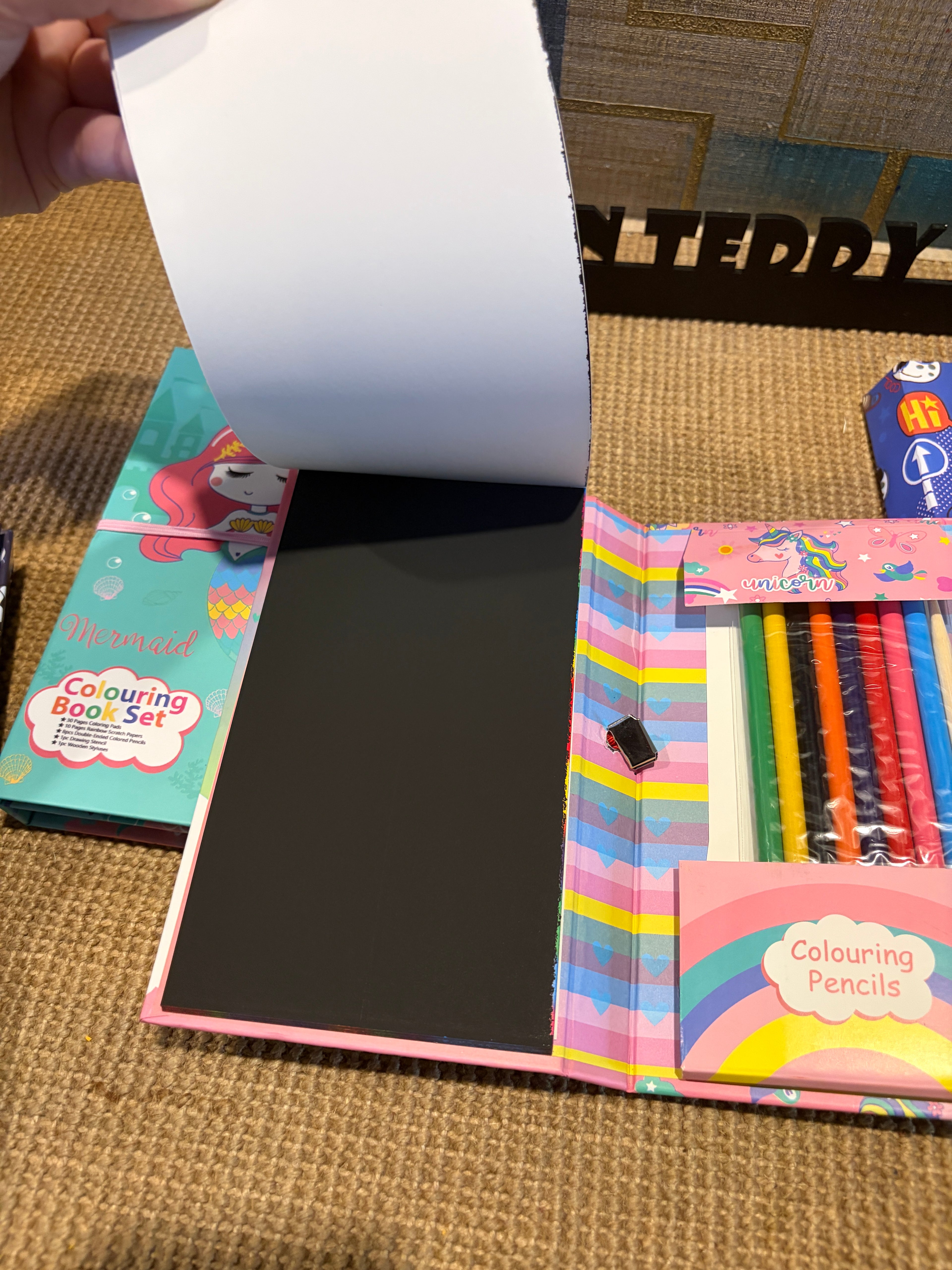 Colouring Book And Scratch Pad