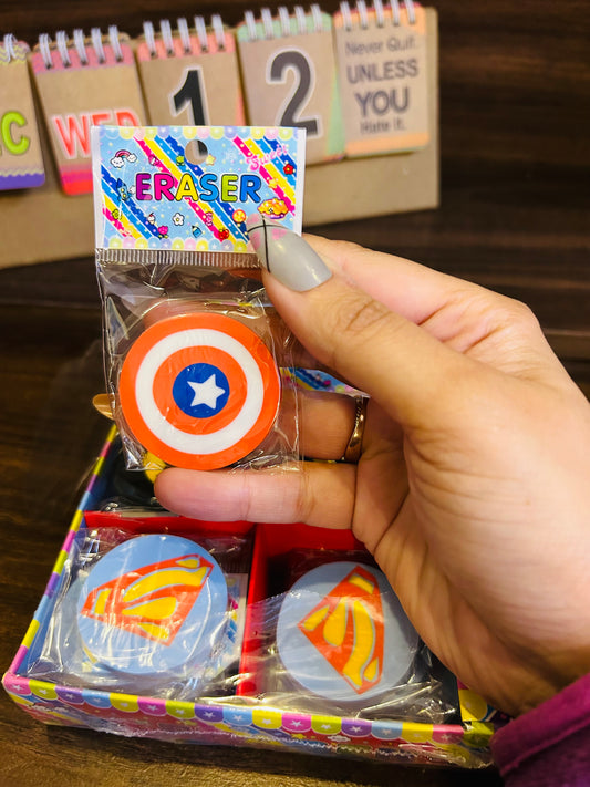 Superheroes Eraser