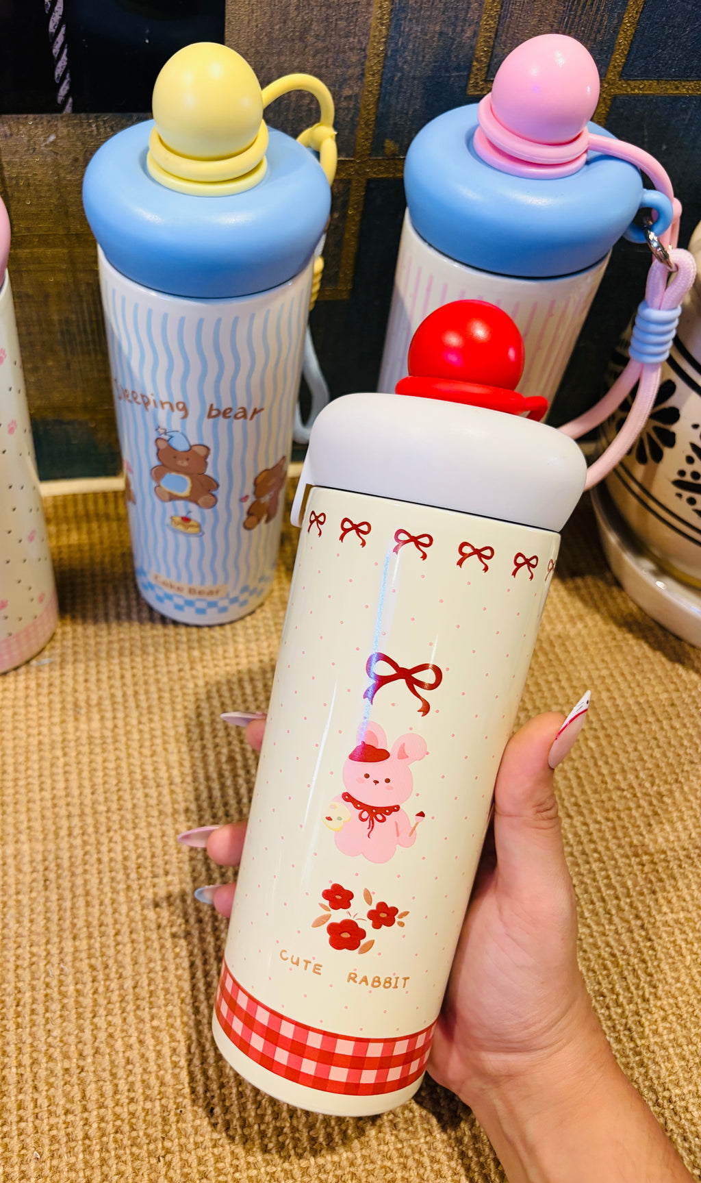 Cute Stainless Steel Insulated Sipper Bottle- 600ml