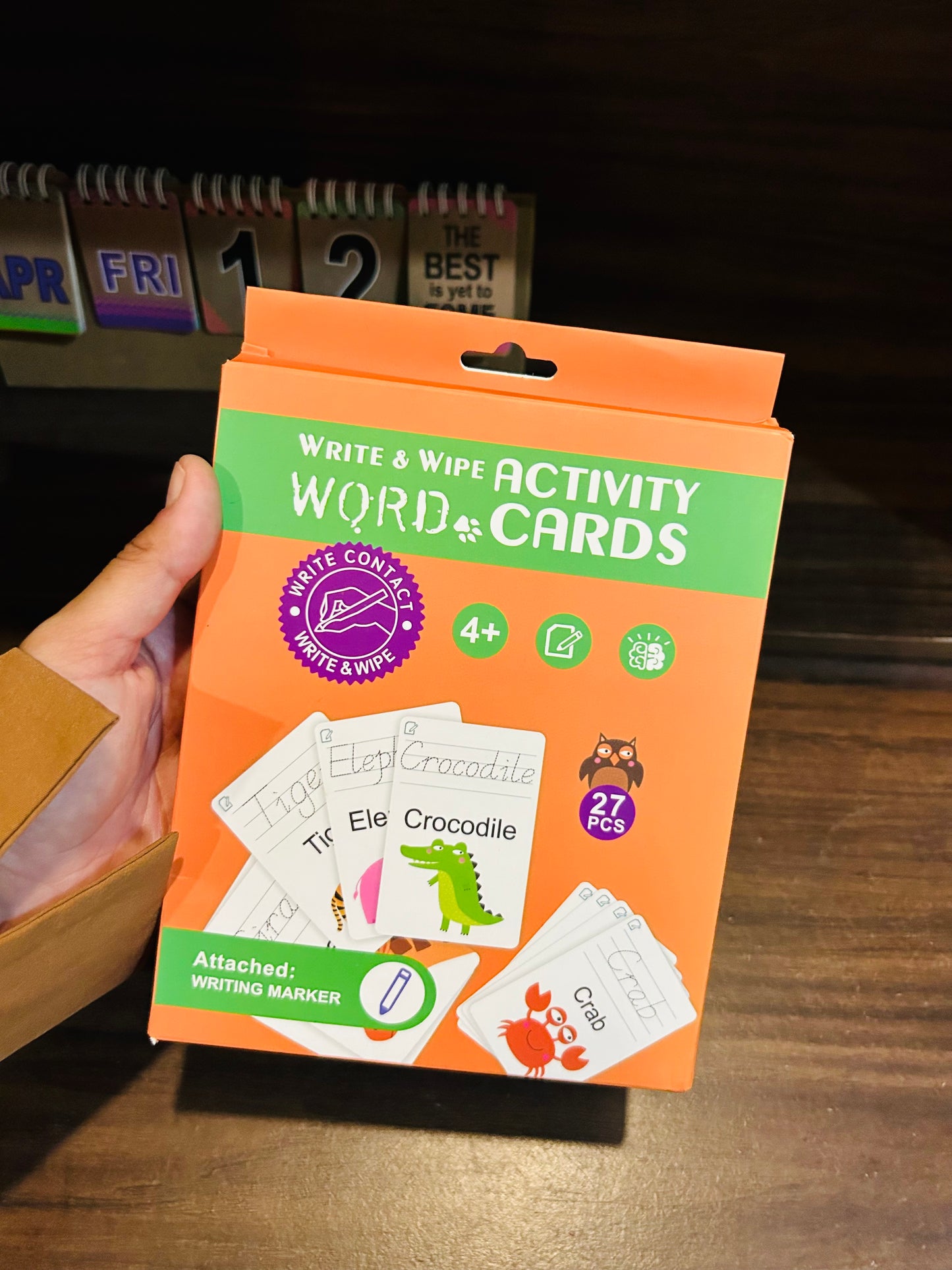 Write and Wipe Activity Cards