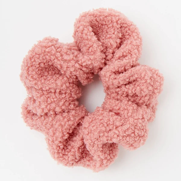 Teddy faux fur hair scrunchies