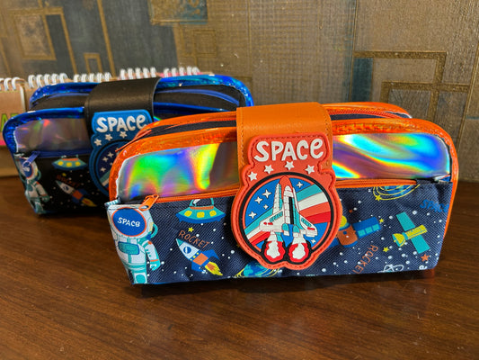Holographic Space Pencil Pouch